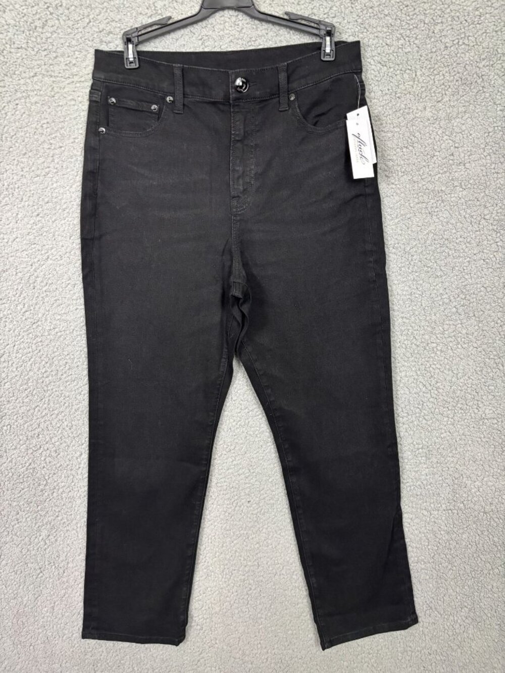 Ofluck Women's Lose Fit Black Stretchy Boyfriend Jeans Size S-10 New With Tag's.